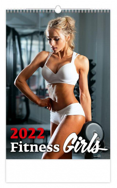 Kalendář nástěnný 2022 - Fitness Girls