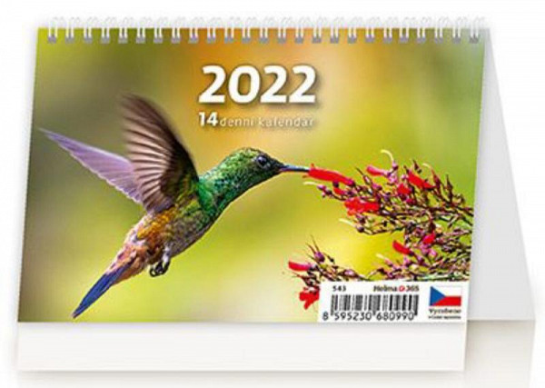 Kalendář stolní 2022 - MINI 14denní kalendář