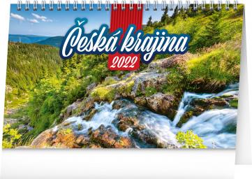 Kalendář 2022 stolní: Česká krajina, 23,1 × 14,5 cm