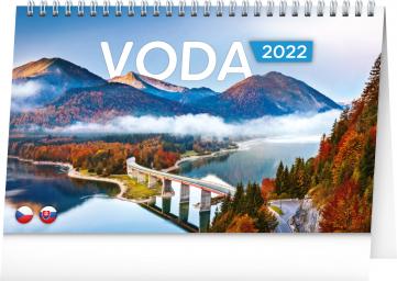 Kalendář 2022 stolní: Voda, 23,1 × 14,5 cm
