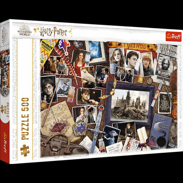 Trefl Puzzle Harry Potter - Vzpomínky na Bradavice / 500 dílků