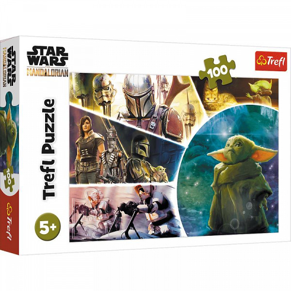 Puzzle Star Wars / The Mandalorian: Baby Yoda, 100 dílků