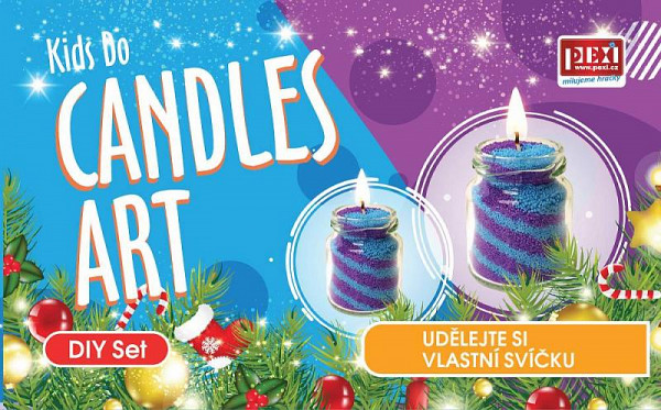 PEXI CANDLES ART - Pískové svíčky - Zimní