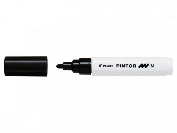 PILOT Pintor Medium akrylový popisovač 1,5-2,2mm - černý