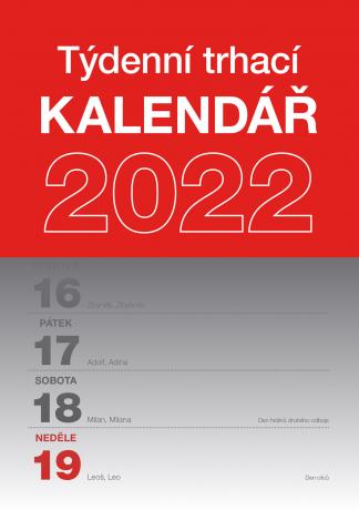 Kalendář 2022 nástěnný: Trhací týdenní, A5