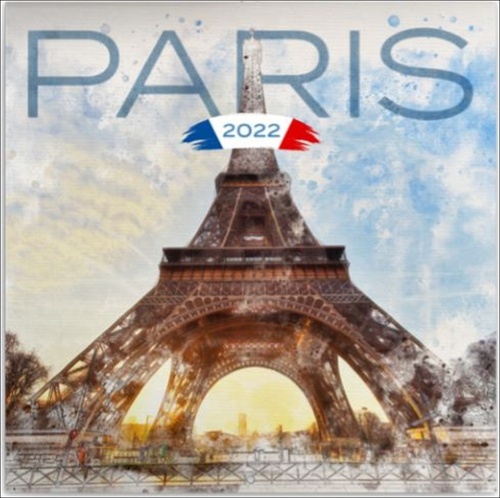 Kalendář 2022 poznámkový: Paříž, 30 × 30 cm