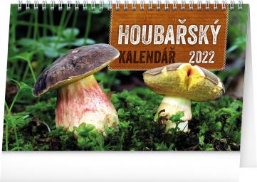 Kalendář 2022 stolní: Houbařský, 23,1 × 14,5 cm