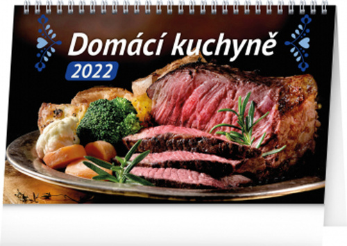 Kalendář 2022 stolní: Domácí kuchyně, 23,1 × 14,5 cm