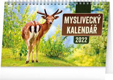 Kalendář 2022 stolní: Myslivecký, 23,1 × 14,5 cm