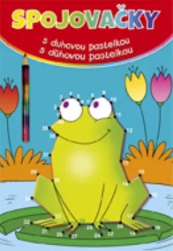 Spojovačky s duhovou pastelkou - Žába