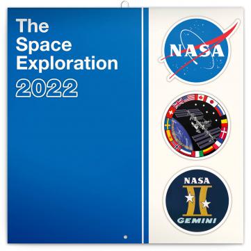 Kalendář 2022 poznámkový: NASA, 30 × 30 cm