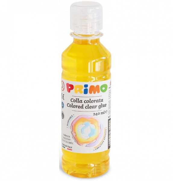 PRIMO barevné lepidlo 240 ml - žluté