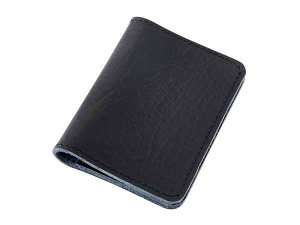 Kožené pouzdro na karty a doklady - černé montana deluxe