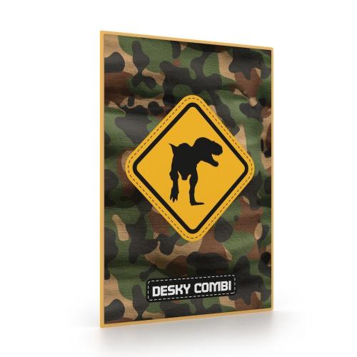 Desky na abecedu i číslice T-rex