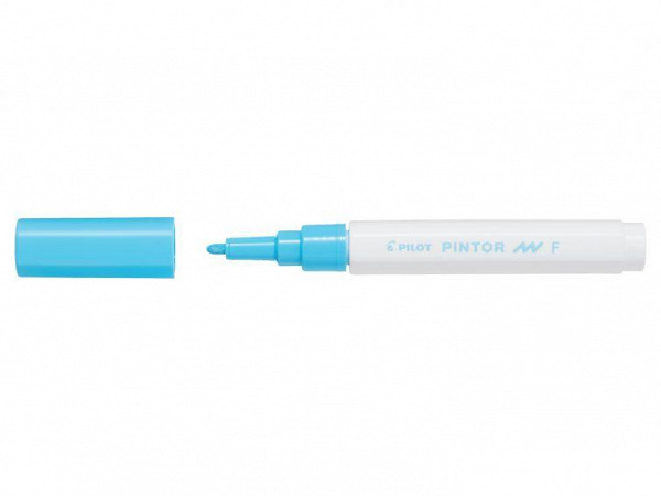 PILOT Pintor Fine akrylový popisovač 0,9-1,5mm - pastelový modrý
