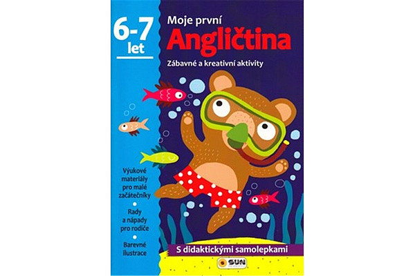 Angličtina - 6-7 roky - samolepky (Moje první angličtina)