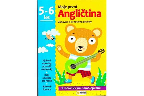 Angličtina - 5-6 roky - samolepky (Moje první angličtina)