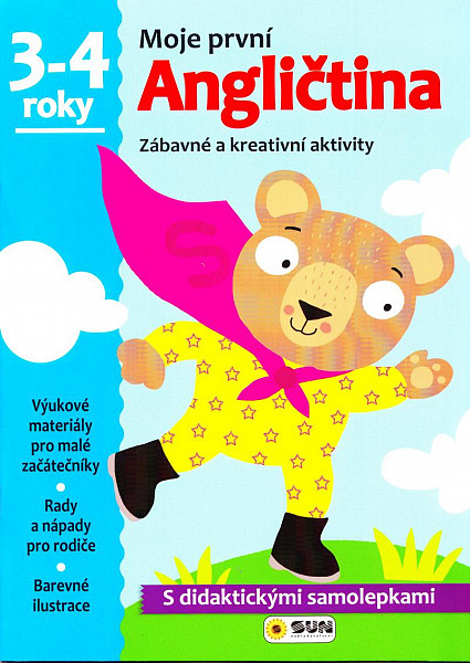Angličtina - 3-4 roky - samolepky (Moje první angličtina)