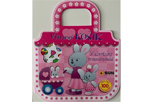 Výtvarný košík - Malovánky se samolepkami