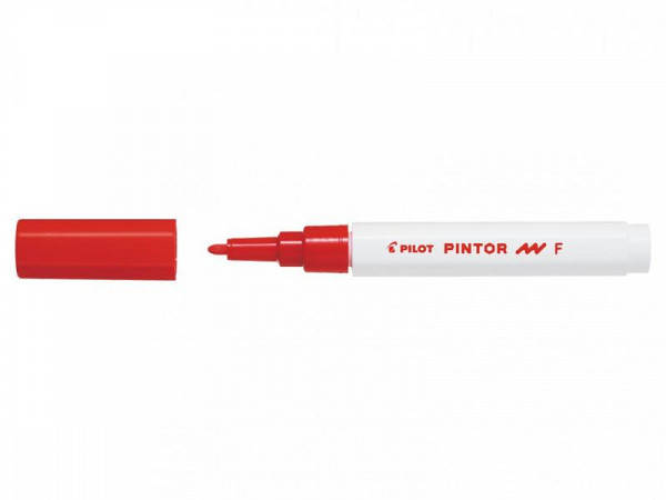 PILOT Pintor Fine akrylový popisovač 0,9-1,5mm - červený