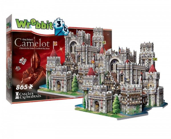 Puzzle 3D Hrad Kamelot 865 dílků