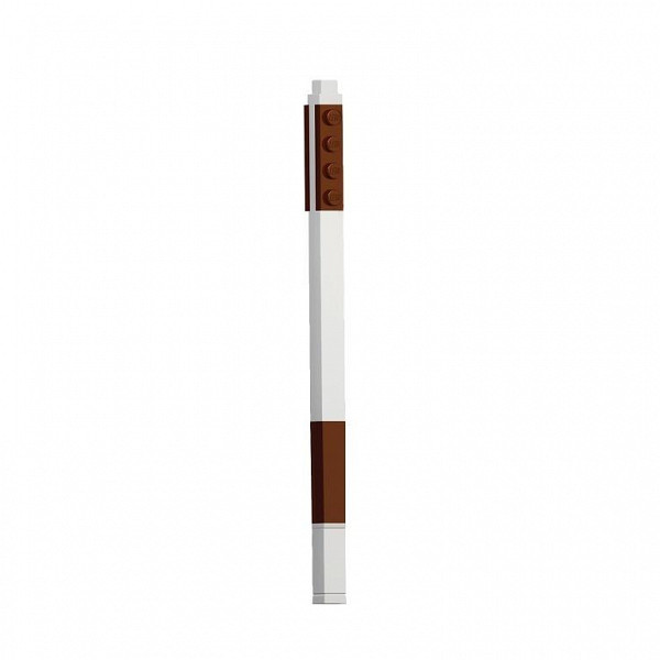 LEGO Gelové pero - hnědé