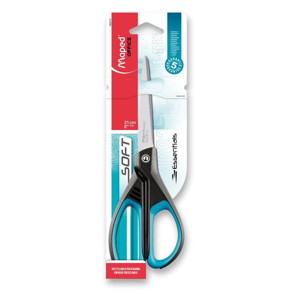 Maped - Nůžky Essentials Soft 21 cm asymetrické