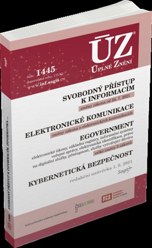 ÚZ č. 1597 - eGovernment, elektronické komunikace, kybernetická bezpečnost