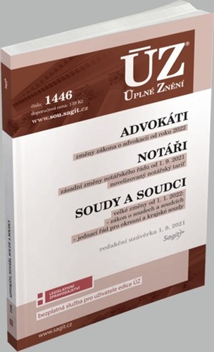 ÚZ č. 1634 - Advokáti, Notáři, Soudci a soudy