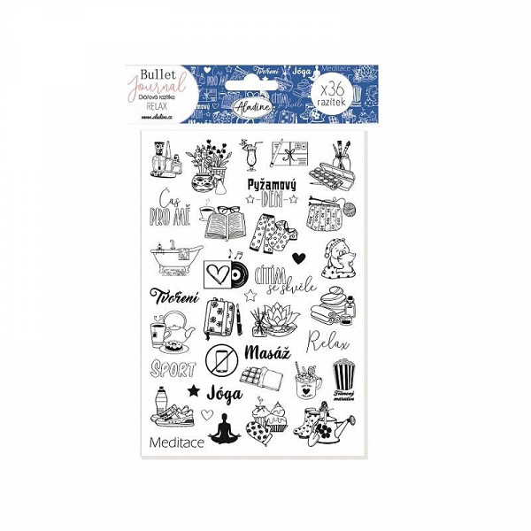 Razítka Stampo Bullet Journal - Relax