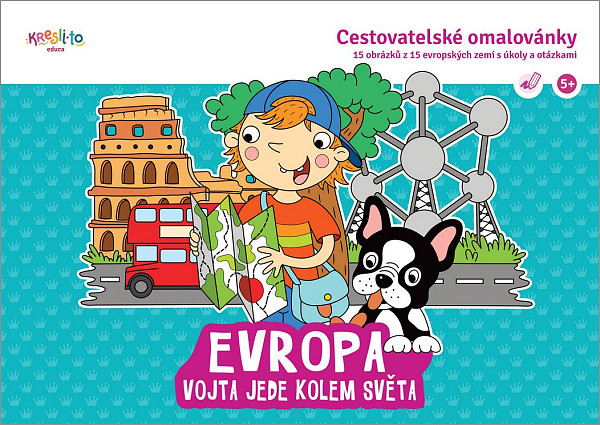 Cestovatelské omalovánky / Vojta jede do světa Evropa