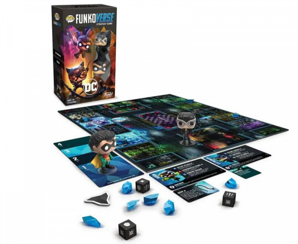 Funkoverse POP: DC Comics - samostatně hratelná desková hra (v anglickém jazyce)