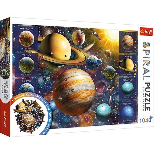 Trefl Spiral Puzzle Sluneční soustava /1040 dílků