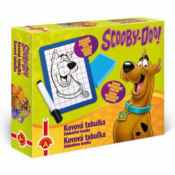 Scooby-Doo! - Kovová tabulka / Edukativní hračka