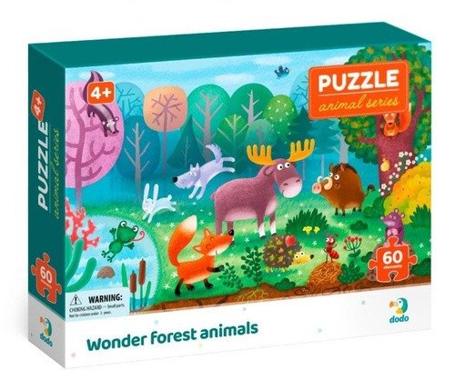 Dodo Puzzle biomy - Zázračná lesní zvířata 60 dílků