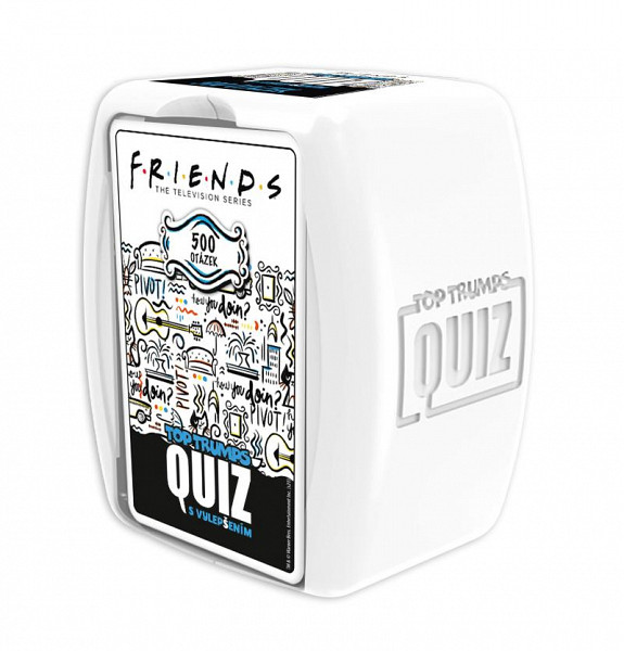 TOP TRUMPS QUIZ Friends CZ (Přátelé) - kvízová karetní hra