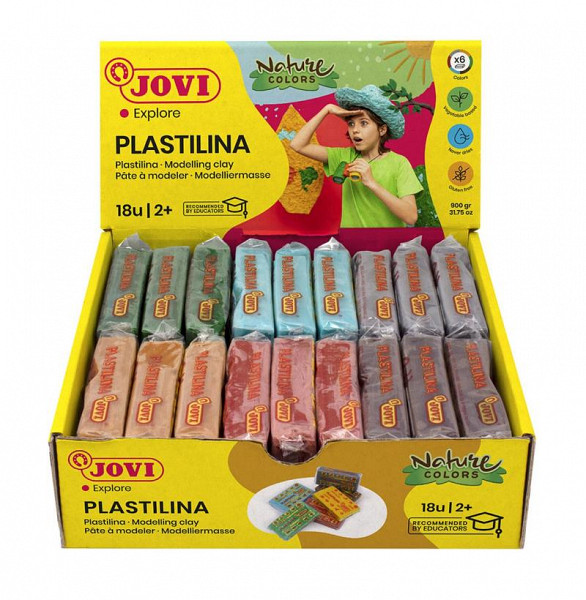 Plastelína JOVI příroda 18 x 50 g
