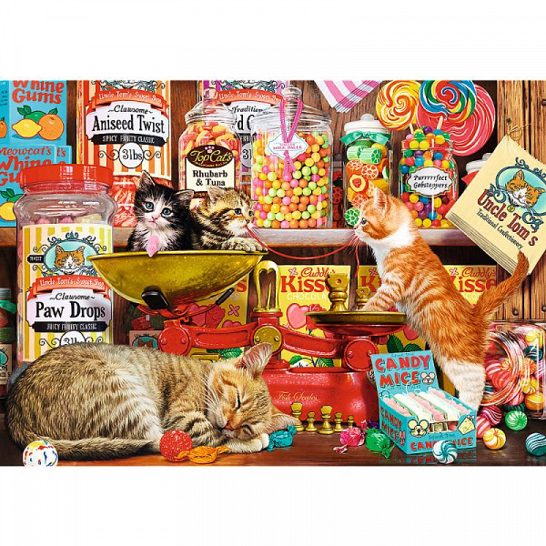 Puzzle Kočičí sladkosti/1000 dílků