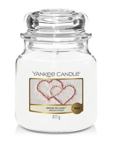 YANKEE CANDLE Snow in Love svíčka 411g