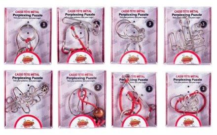 Hlavolam kovový 5-7cm (mix druhů)