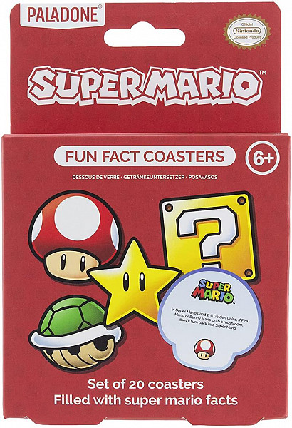 Podtácky Super Mario sada 20 ks