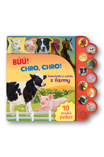 Búú! Kva-kva! Chro-chro! Poslechněte si zvířata z farmy!