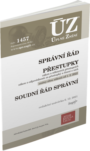 ÚZ č. 1621 - Správní řád, Soudní řád správní, Přestupky