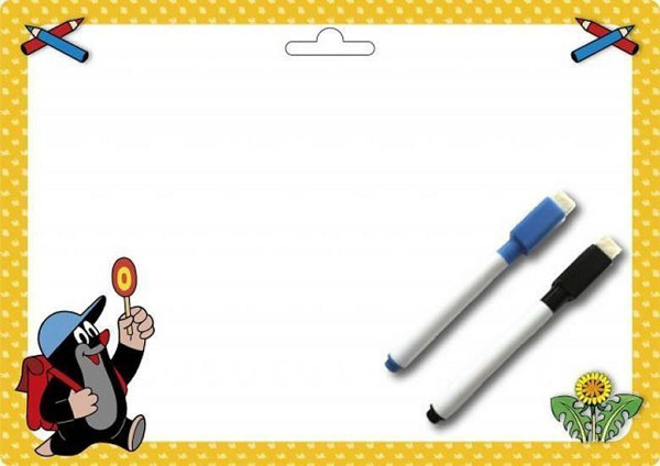 Krtek 2 - Stíratelná tabulka A4