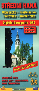 Střední Haná 1:75000  Olomoucko, Prostějovsko, Přerovsko, Kroměřížsko