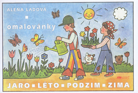 Jaro Léto Podzim Zima - omalovánka