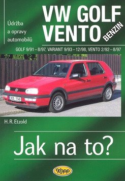 VW Golf benzin 9/91 - 8/97, Variant 9/93 - 12/98, Vento 2/92 - 8/97