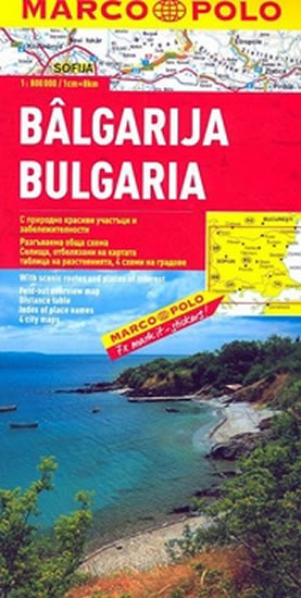 Bulharsko 1:800 000