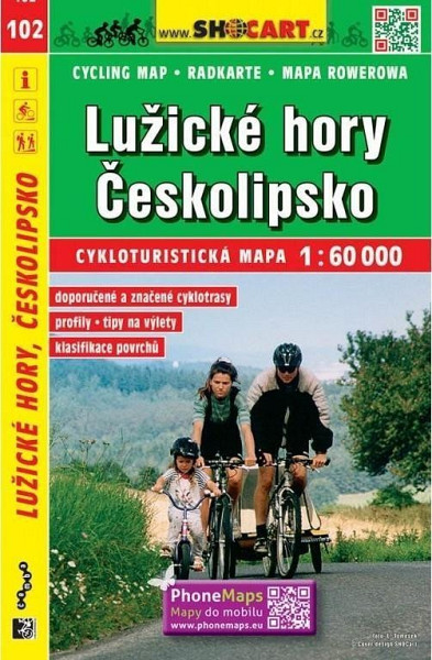 Lužické hory, Českolipsko 1:60 000