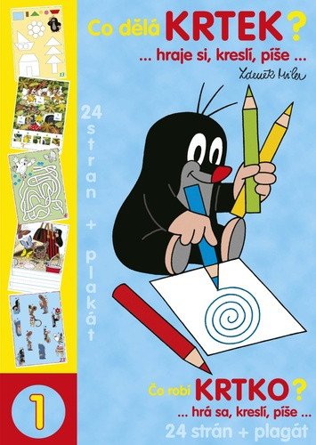 Co dělá Krtek? počítání, malování, hry + plakát